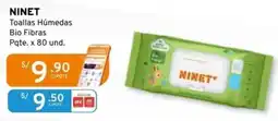 Mifarma Ninet toallas húmedas bio fibras oferta