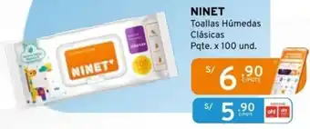 Mifarma Ninet toallas húmedas clásicas oferta
