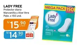 Mifarma Lady free protector diario manzanilla y aloe vera oferta