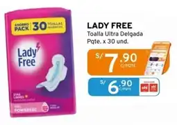 Mifarma Lady free toalla ultra delgada oferta