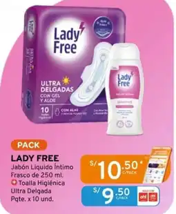 Mifarma Lady free jabón liquido íntimo frasco oferta