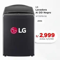 La Curacao LG Lavadora AI DD Negro oferta