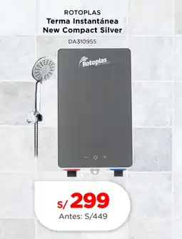 La Curacao ROTOPLAS Terma Instantánea New Compact Silver oferta
