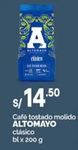 Plaza Vea Altomayo café tostado molido clásico oferta