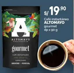 Plaza Vea Altomayo café instantáneo gourmet oferta