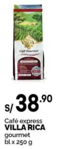 Plaza Vea Villa rica café express gourmet oferta