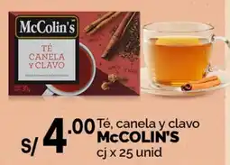 Plaza Vea Mccolin's té canela y clavo oferta