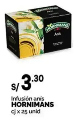 Plaza Vea Hornimans infusión anis oferta