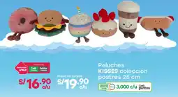 Tottus Kisses peluches colección postres oferta