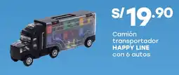 Tottus Happy line camión transportador oferta