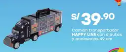 Tottus Happy line camión transportador oferta