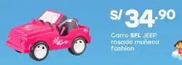 Tottus Sfl jeep carro rosado muñeca fashion oferta
