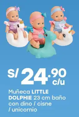 Tottus Little dolphie muñeca baño oferta
