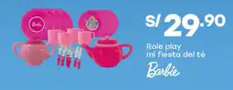 Tottus Barbie role play mi fiesta del té oferta