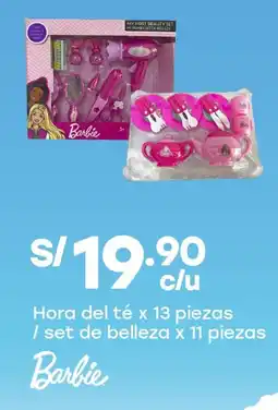 Tottus Barbie hora del té oferta