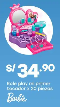 Tottus Barbie role play mi primer tocador oferta
