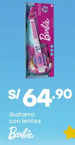 Tottus Barbie guitarra con lentes oferta