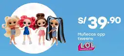 Tottus Muñecas opp tweens oferta