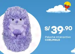 Tottus Curlimals peluche interactivo oferta