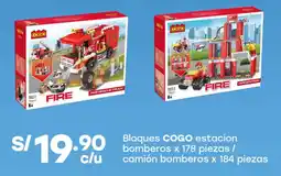 Tottus Cogo bloques estacion bomberos oferta