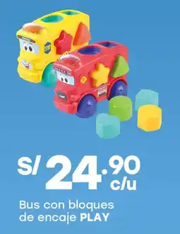 Tottus Play bus con bloques de encaje oferta