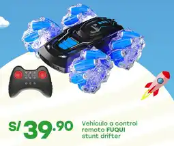 Tottus Fuqui vehículo a control remoto stunt drifter oferta