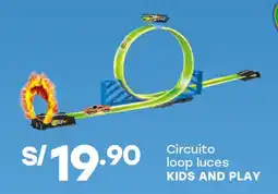 Tottus Kids and play circuito loop luces oferta