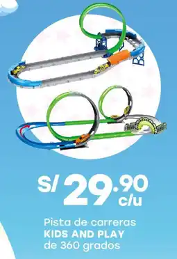 Tottus Kids and play pista de carreras de 360 grados oferta