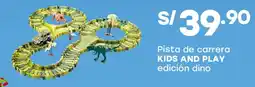 Tottus Kids and play pista de carrera edición dino oferta