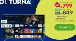 Tottus Kenwood televisor tv led 50" oferta
