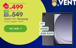 Tottus Samsung tablet A9+ oferta