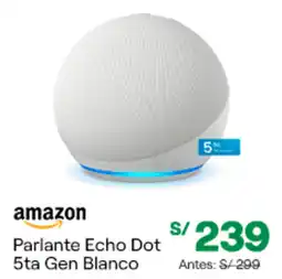 Tai Loy Echo dot parlante 5ta gen blanco oferta
