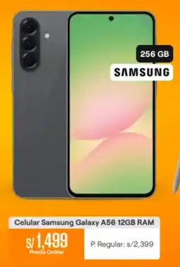 Promart Samsung celular galaxy A56 oferta