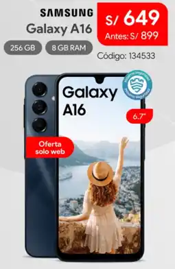 Hiraoka Samsung galaxy A16 oferta