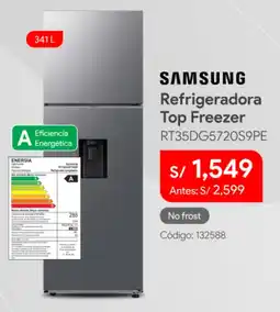 Hiraoka Samsung refrigeradora top freezer oferta
