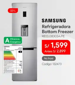 Hiraoka Samsung refrigeradora bottom freezer oferta