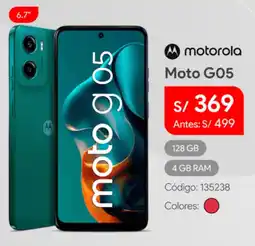 Hiraoka Motorola moto g05 oferta
