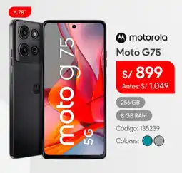 Hiraoka Motorola moto G75 oferta