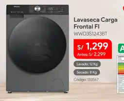 Hiraoka Hisense lavaseca carga frontal oferta
