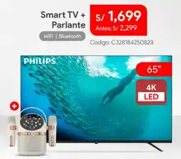 Hiraoka Philips smart tv + parlante oferta