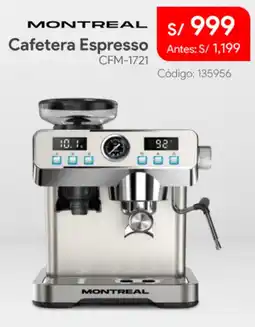 Hiraoka Montreal cafetera espresso oferta