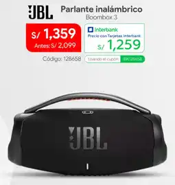 Hiraoka Jbl parlante inalámbrico boombox 3 oferta