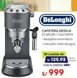 Hiraoka Delonghi cafetera dedica oferta