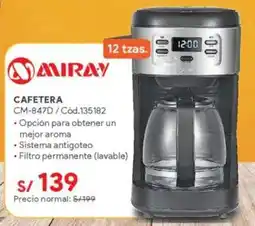 Hiraoka Miray cafetera oferta