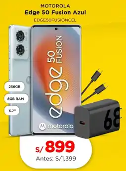 La Curacao Motorola edge 50 fusion azul oferta