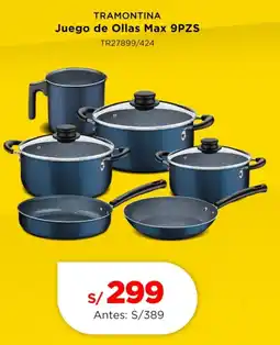 La Curacao Tramontina juego de ollas max oferta