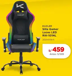 La Curacao Kuzler silla gamer luces oferta