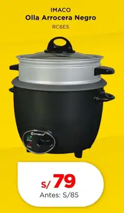 La Curacao Imaco olla arrocera negro RC6ES oferta