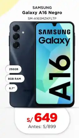 La Curacao Samsung galaxy A16 negro oferta