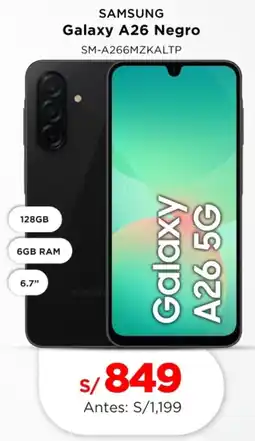 La Curacao Samsung galaxy A26 negro oferta